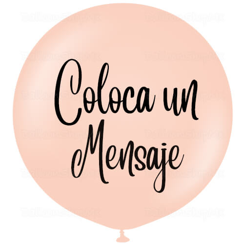 Burbuja pastel salmón 55 cm