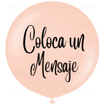 Burbuja pastel salmón 55 cm