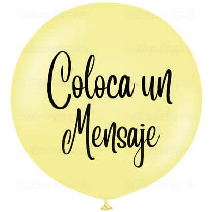 Burbuja pastel amarillo 55 cm