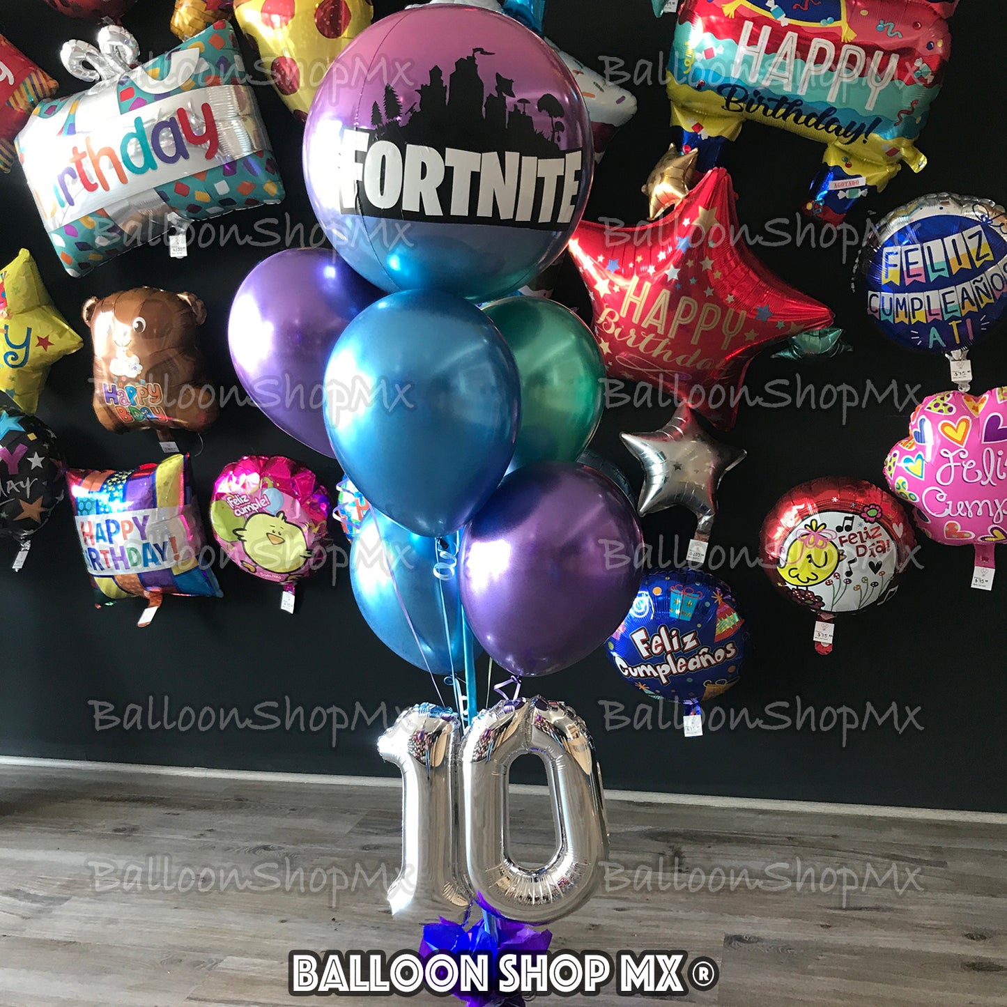 Números chicos en plata