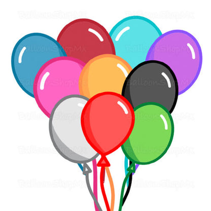 Bouquet de 10 globos