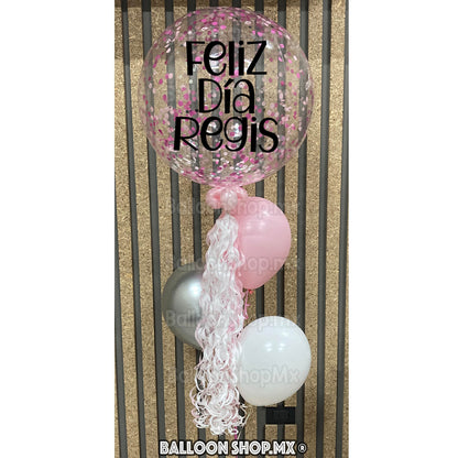 Burbuja con confeti 55 cm