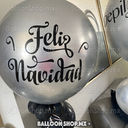 Burbuja cromada plata 55 cm