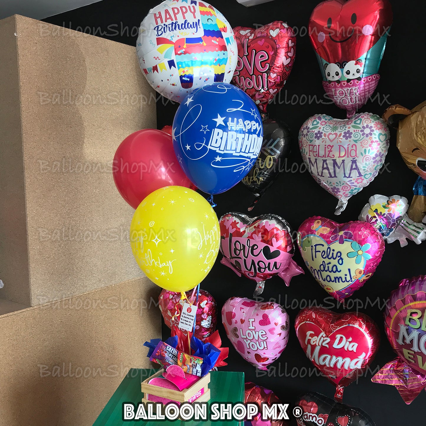 Látex cumpleaños estrellas