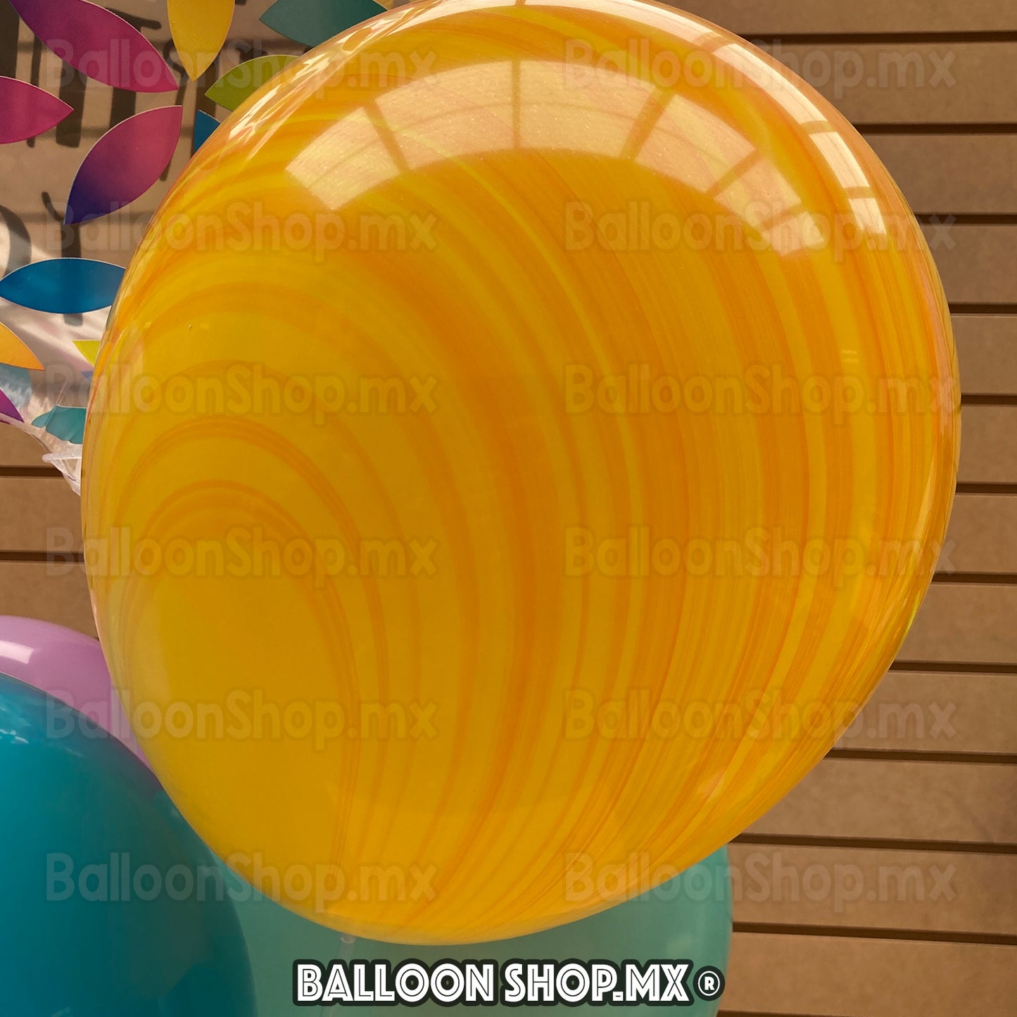 Látex marmoleado amarillo