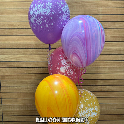 Látex cumpleaños dulces