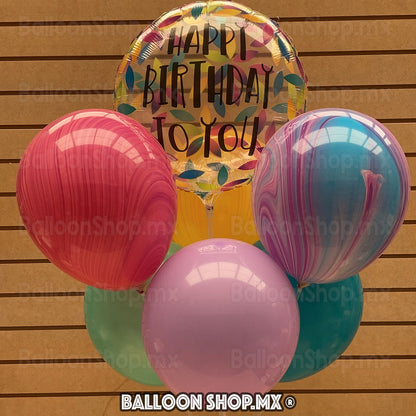 Látex marmoleado morado