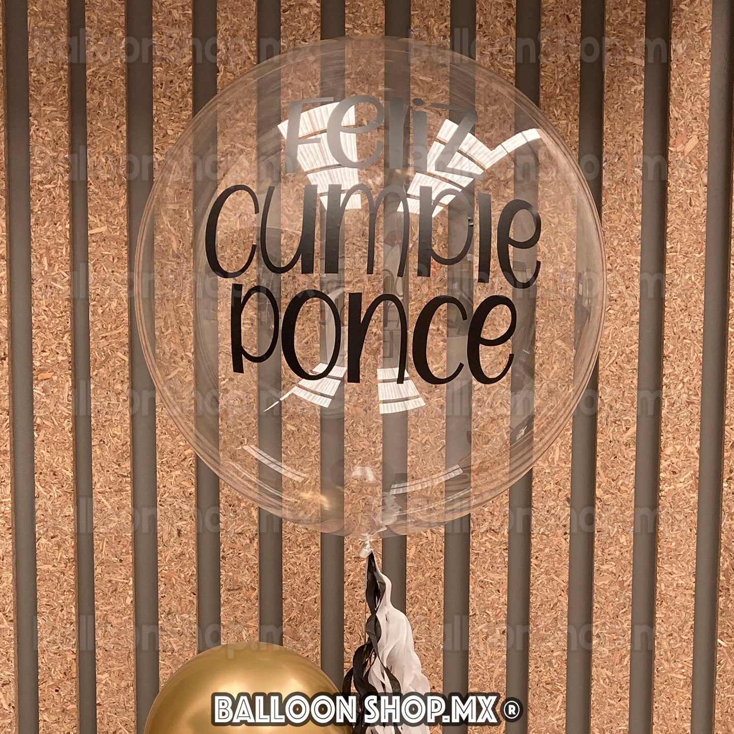 Mini burbuja azul 25 cm