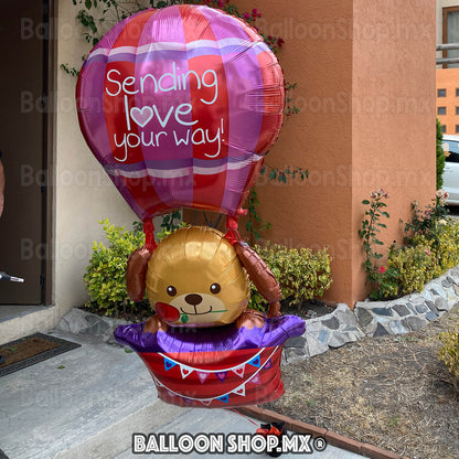 Aerostático gigante con perrito