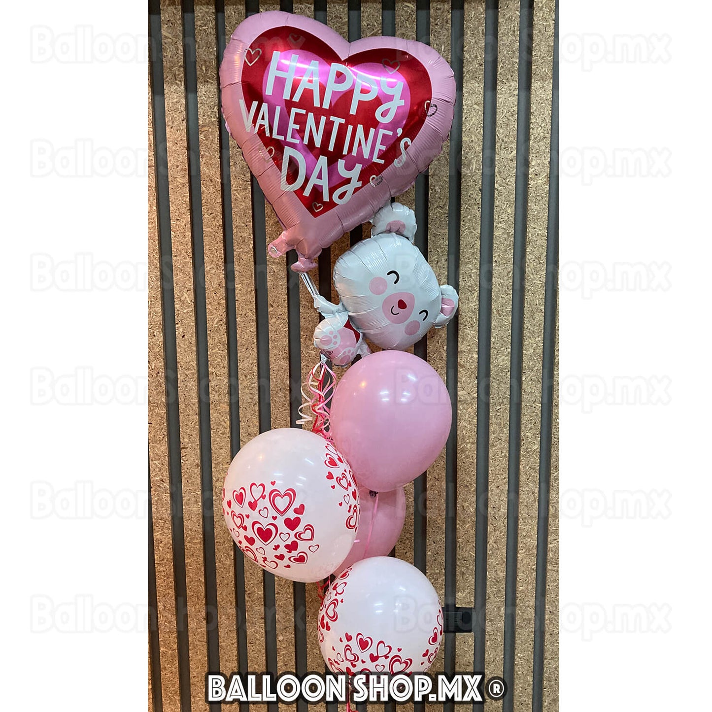 Osito con globo Valentine's