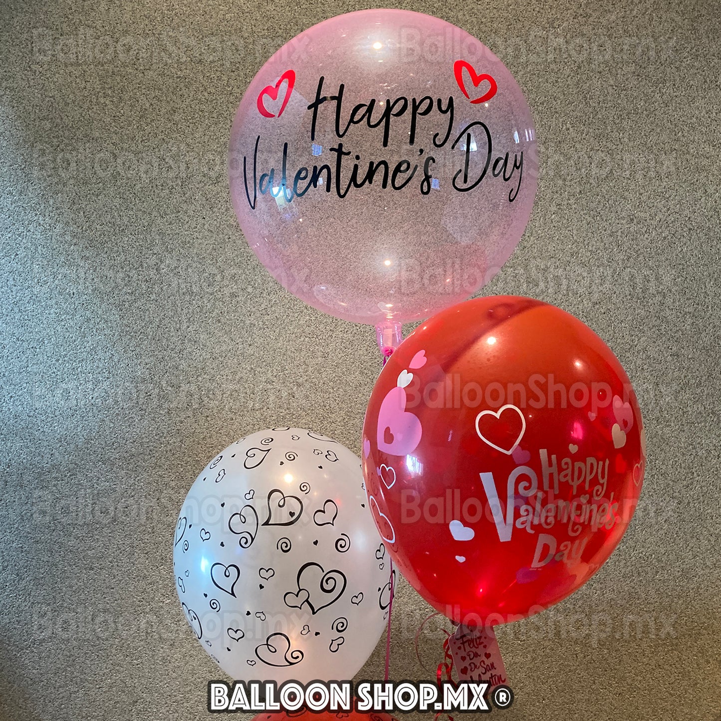 Mini burbuja Valentine's 35 cm