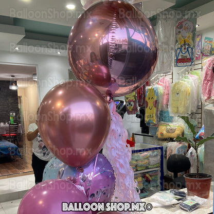 Esfera oro rosa 40 cm