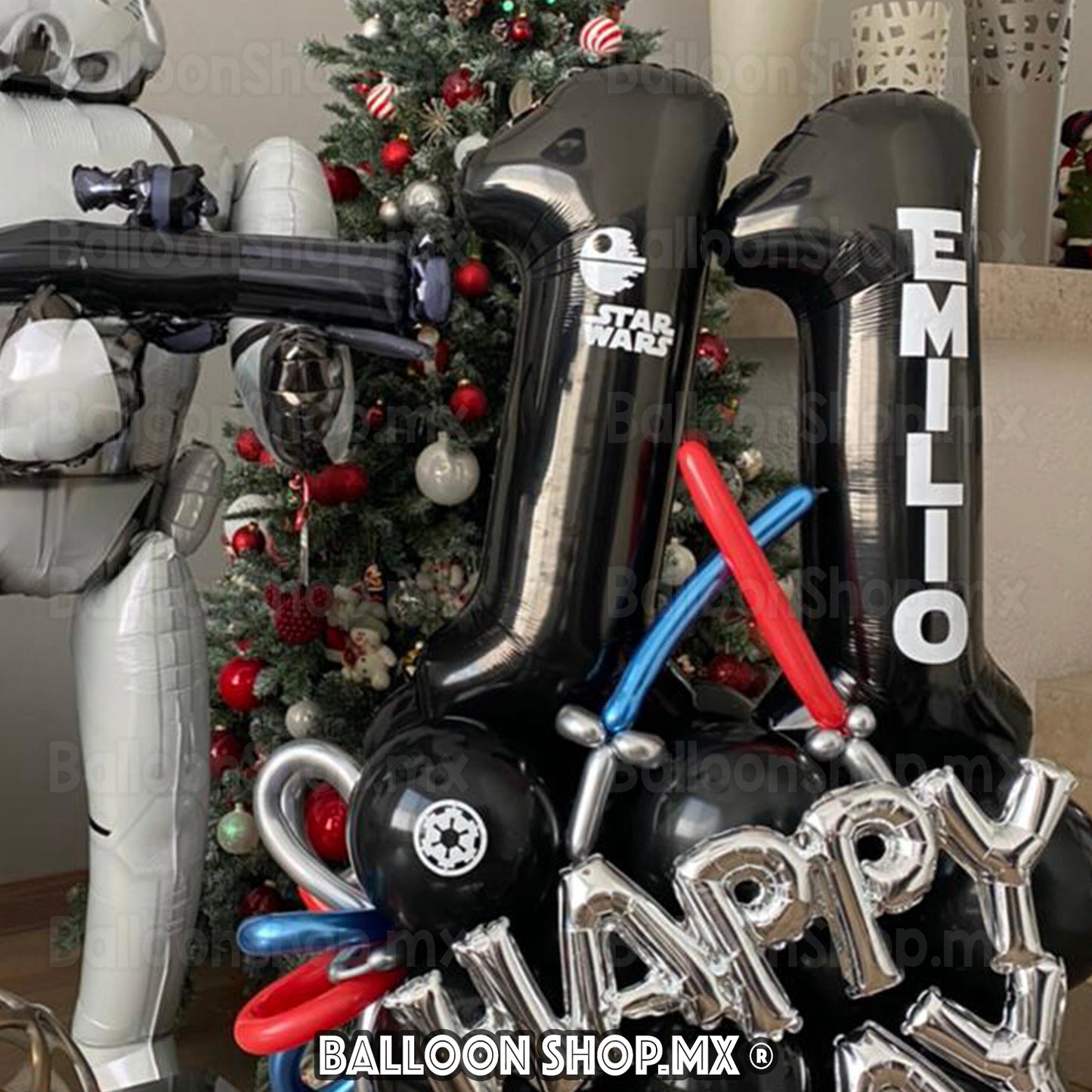 Números grandes en negro