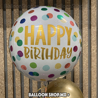 Burbuja confeti satinado