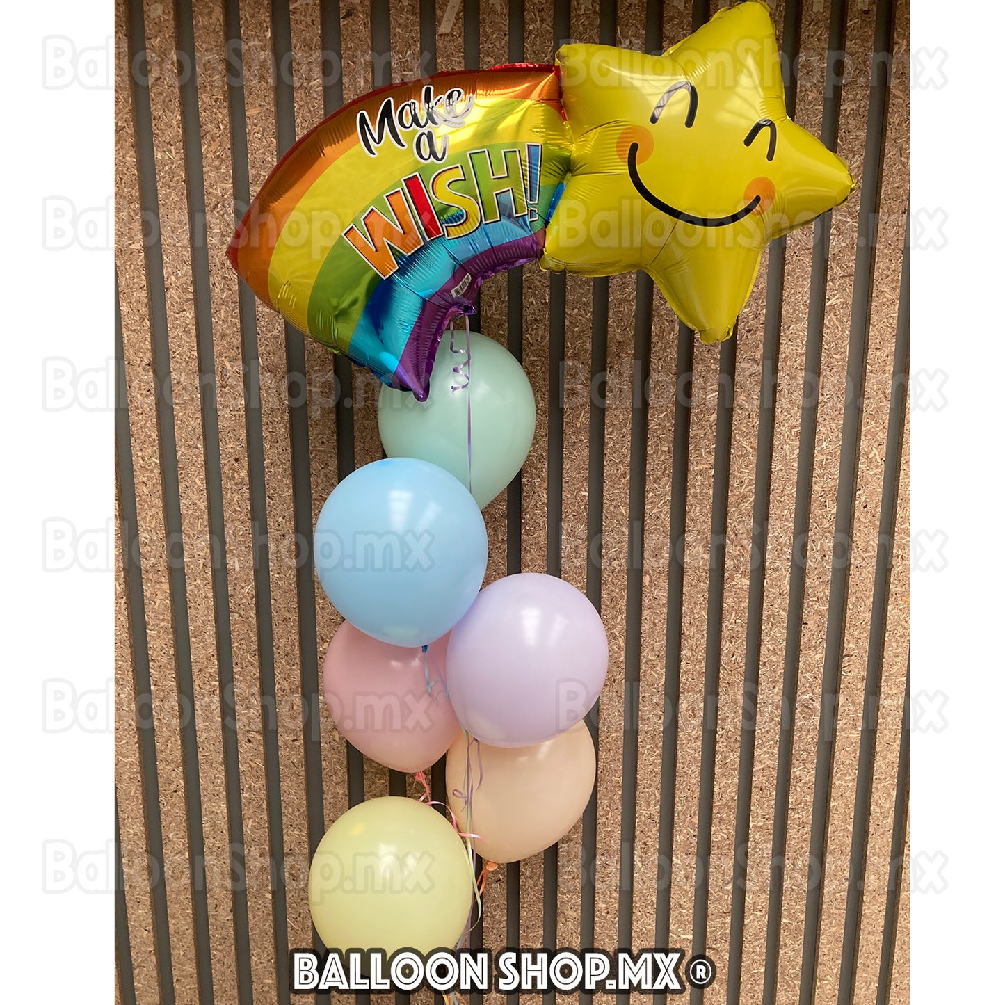 Arcoíris con estrella