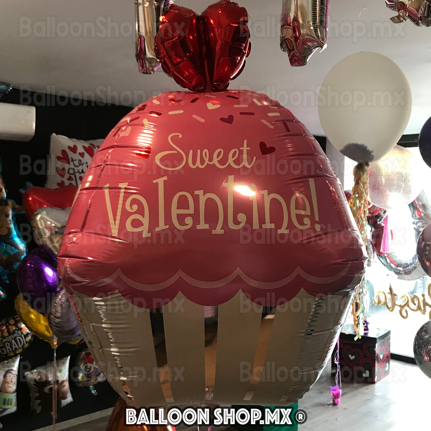 Cupcake Valentines 3d