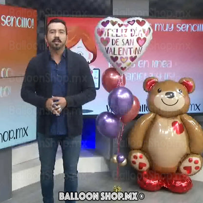 Corazón blanco San Valentín